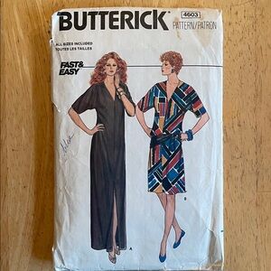 Butterick Women’s Sewing Pattern 4603 - Black & Multicolor Dresses